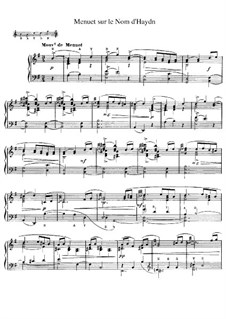 Ravel Menuet Sur Le Nom De Haydn